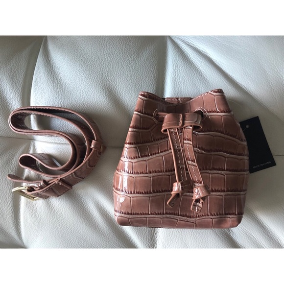 ✨Pink Crocodile Pattern  Bag  NWT - Picture 6 of 6